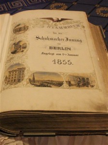 1855-01-01 Stammbuch der Schumacherinnung Berlin