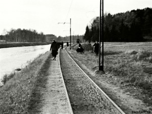 Gleise am Teltowkanal am 17. November 1935