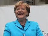 Angela Merkel Gesicht face Kanzlerin Kultursommernacht Vertretung des Landes Sachsen Anhalt beim Bund Berlin