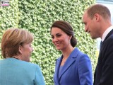 Angela Merkel, Prinz William Duke of Cambridge, Catherine Duchess of Cambridge Empfang Kanzleramt Berlin Berichterstatter