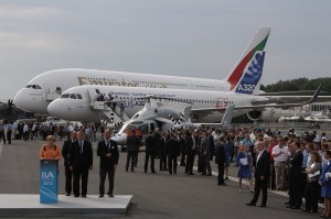 Angela Merkel Waldemar Pawlak Thomas Enders Eroeffnung ILA 2012 Berlin Selchow BER