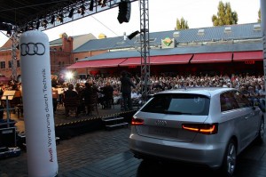 Audi A3 hinten Berlin Kulturbrauerei Audi Classic Open Air hinten