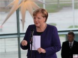 BK A. Merkel Ansprache beim Empfang Bundeskanzleramt Skylobby Berlin Berichterstattung Magazin TrendJam