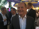 BM Olaf Scholz Gesicht face Promi SPD Brandenburger Sommerabend Potsdam Schiffbauergasse Berichterstattung