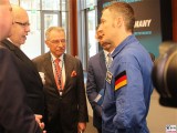 BM Peter Altmaier, Pr.BDI Dieter Kempf, Astronaut Matthias Maurer 1.Weltraumkongress BDI Berlin 2019 Hauptstadt Berichterstattung TrendJam