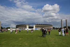 Berlin Polo Meisterschaft Rasen eintreten tritt-in Maifeld