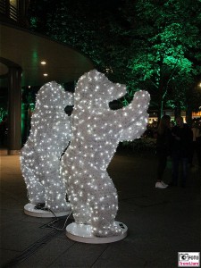 Berliner Baeren Berlin leuchtet Lichterfest Potsdamer Platz