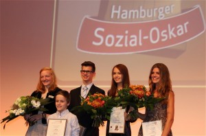 Cathleen Kattner, Hendrik Guenther, Florian Renk, Katharina Moll, Lillit Linhoff Hamburger Herbstempfang 2012 Grand Elysee Hotel