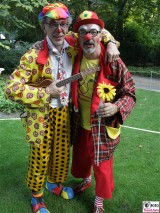 Clowns Belgien Schloss Bellevue Buergerfest Schlosspark Berlin Bundespraesident Berichterstatter
