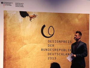 Felix Heimberg Designpreis der Bundesrepublik Deutschland 2013 Berlin bmwi