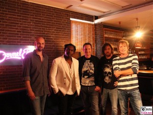 Dr. Alban, Peter Illmann, Fools Garden Set PAN AM Lounge Formel Eins Drehort RTL Nitro Berlin Budapester Strasse