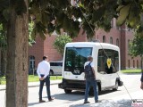 EASYMILE BVG autonomes Fahren Charite Campus Projekt Test Kleinbus Mitte Virchow Klinik Berichterstatter