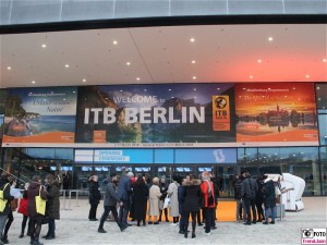 Eingang Messe Citycube ITB MeckVopo Berlin Funkturm Reise Urlaub Berichterstatter