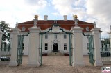 Fassade Tor Front Schloss Meseberg Deutschland Empfang Diplomatisches Corps Gransee Berichterstattung