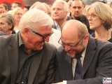 Frank-Walther Steinmeier, Martin Schulz Gesicht face Kopf Lachen Promi Programmkonferenz Europa SPD Berlin Gasometer Berichterstatter