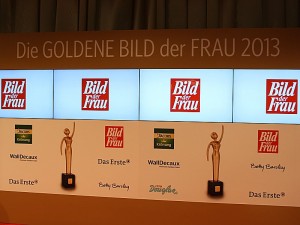 Gala Goldene Bild der Frau Berlin 2013 Axel Springer Haus Ullstein Halle roter Teppich red carpet