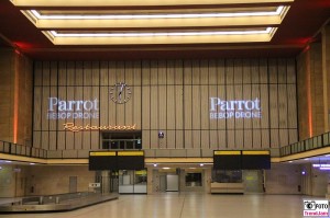 Haupthalle ehem. Flughafen Tempelhof THF Vorstellung Parrot Bebop Drone Präsentation