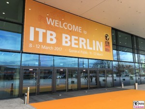 ITB Berlin City Cube Eingang Internationale Tourismusboerse Deutschlandhalle Berichterstatter