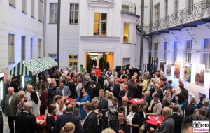 Innenhof Kultursommernacht Landesvertretung Sachsen Anhalt beim Bund Berlin Berichterstatter