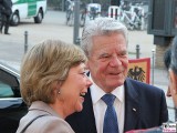 Joachim Gauck, Daniela Schadt Gesicht Face Kopf Amnesty Deutschland Verleihung Menschenrechtspreis Maxim Gorki Theater Berlin