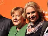 Kanzlerin Merkel, Manuela Schwesig ITB MeckVopo Berlin Funkturm Reise Urlaub Berichterstatter