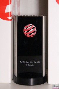 LG Electronics Brand of the Year red dot design award Gendarmenmarkt Berlin best of the best Preis-Verleihung Communication Design 2015