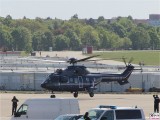 Landung 2019 Super Puma Airbus Helicopter H225 Bundespolizei THF ehemaligee Flughafen Tempelhof Berlin Luftbruecke 70 Jahre Berichterstattung TrendJam