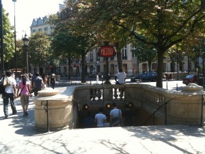 Metro Platz Roosevelt Paris Champs Elysees Frankreich