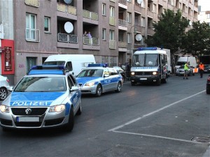 Polizei Einsatzwagen Autos Hauptstadtrevier Serie ARD rbb Reihe Heiter bis tödlich