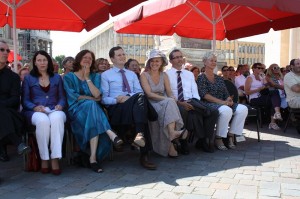 Potsdam Seine Koenigliche Hoheit Georg Friedrich Prinz von Preußen Chef des Hauses Hohenzollern Ministerpräsident Matthias Platzeck Jeanette Jesorka