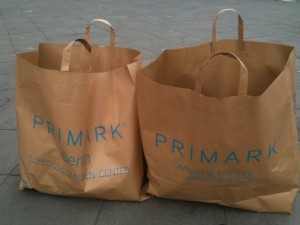 Primark Berlin Schloss Strassen Center Shopping bag