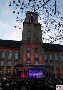 Rathaus Schöneberg Steve Schroyder, Wolfram Spyra, Udo P. Leis, B. Ashra, Rainer von Vielen Konzert 100 Jahre Rathaus