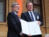 Roland Tichy, Holger Steltzner Verleihung Deutsche Telekom Hauptstadtrepräsentanz Ludwig-Ehrhard-Preis Wirtschaftspublizistik Berlin Berichterstatter
