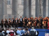 Rotterdam Philharmonic Orchestra Vorabend Konzert Buehne Neues Palais Communs Mopke Buehne Zuschauer Schloessernacht Potsdam Schlosspark