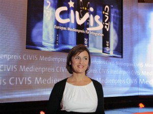 Sandra Maischberger beim CIVIS Medienpreis fuer Integration und kulturelle Vielfalt 2013 Berlin Auswaertiges Amt
