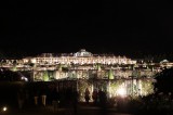 Schloss Sans souci Terrassen nachts Park Sanssouci XV Potsdamer Schloessernacht Potsdam