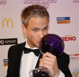 Soap Award 2012 Berlin Frederic Heidorn Sexiest Man Gewinner Pokal Kino Kosmos Medien Serien Stars Telenovela TV