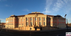 Stadtschloss Potsdam Brandenburgischer Landtag Südseite Fassade Plenarsaal aussen