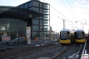 TRAM Haltestelle Hbf Berlin  Europa-Platz Hauptbahnhof Lehrter Bahnhof