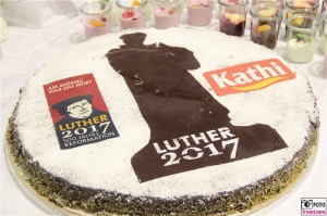 Torte Luther 2017 Landesvertretung Sachsen Anhalt Kultursommernacht Wilhelmstrasse Berlin Berichterstatter