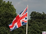 Union Jack, Union Flag Besuch Queen Elizabeth II. Königin Besuch Schloss Bellevue Berlin