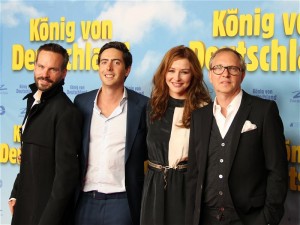 Wanja Mues David Dietl Katrin Bauerfeind Olli Dittrich Premiere Koenig von Deutschland Berlin Kino International Karl Marx Allee