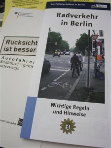 broschüre radverkehr in Berlin
