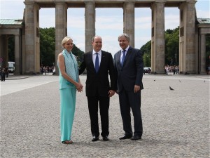 prinzessin charlene prinz albert 2 wowereit brandenburger tor