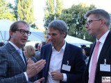 Alexander Dobrindt, Achim Berg, Thorsten Dirks Promi BITKOM Sommer Treff Hamburger Bahnhof Invalidenstraße Hauptstadt Berlin