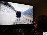 Alexander Dobrindt Tunneleinfahrt Fahrsimulator Giruno Stadler Rail Triebkopf Tunnel Gotthard Basistunnel Eisenbahn Schweiz Botschaft Berlin Soiree Suisse Gottardo Residenz