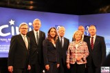 Alexander Wrabetz, Lutz Marmor, Aydan Özoguz, Tom Buhrow, Maria Böhmer, Roger de Weck, Georg Fahrenschon CIVIS Europas Medienpreis fuer Integration 2014 Berlin Aussenministerium