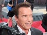 Arnold Schwarzenegger Gesicht Promi face Terminator Genisys Arnold Schwarzenegger Premiere Sony Center Berlin