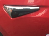 Aussenkamera Tesla Model 3 Dual Motor Performance rot Kotfluegel PresseFoto Elektromobilitaet Berichterstattung