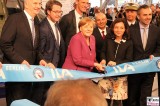 BK Angela Merkel Eroeffnung blaues Band ILA Luft und Raumfahrt Ausstellung Berlin Schoenefeld airport Berichterstattung